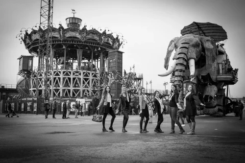 Photographe EVJF à Nantes aux Machines de l’île (Loire-Atlantique)