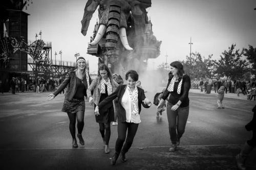 Photographe EVJF à Nantes aux Machines de l’île (Loire-Atlantique)