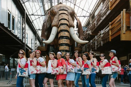 Photographe EVJF à Nantes aux Machines de l’île (Loire-Atlantique)