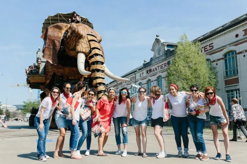 Photographe EVJF à Nantes aux Machines de l’île (Loire-Atlantique)