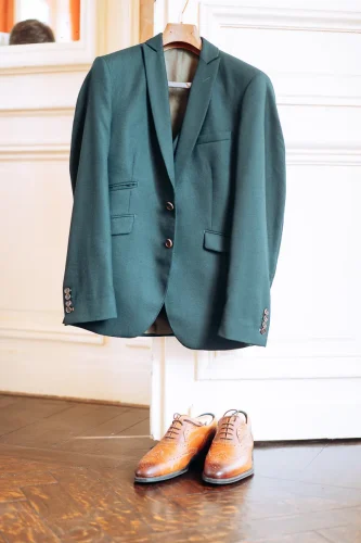 Photo de mariage au château de Vair