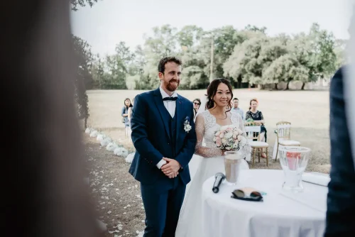 reportage de mariage au Château de Vair