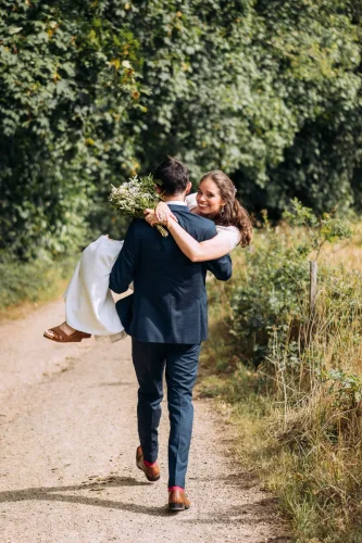 Photographe mariage au château.
