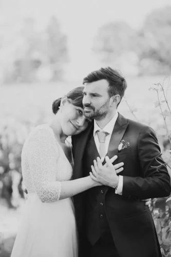 photographe de mariage ou Jardin Cleray à Vallet.