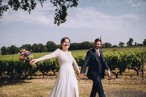 photographe de mariage ou Jardin Cleray à Vallet.