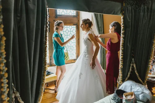 Photographe Mariage au Château de la Colaissière (Saint Sauveur de Landemont)